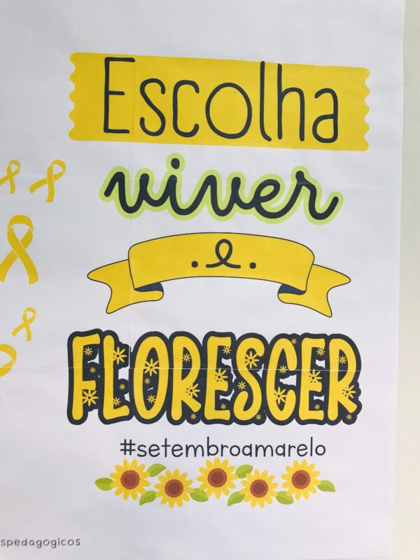 Mural Setembro Amarelo Ab C Recursos Pedag Gicos