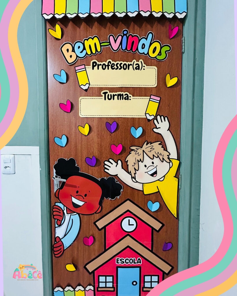 Painel de Porta Bem-Vindos – Abêcê – Recursos Pedagógicos