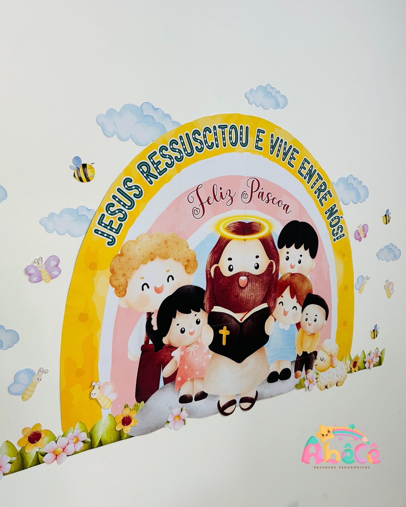 Painel Páscoa Cristã – Abêcê – Recursos Pedagógicos