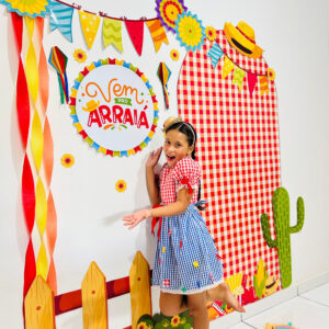 Painel Festa Junina - Vem pro Arraiá