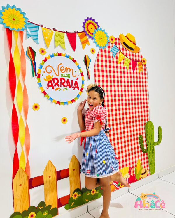 Painel Festa Junina - Vem pro Arraiá