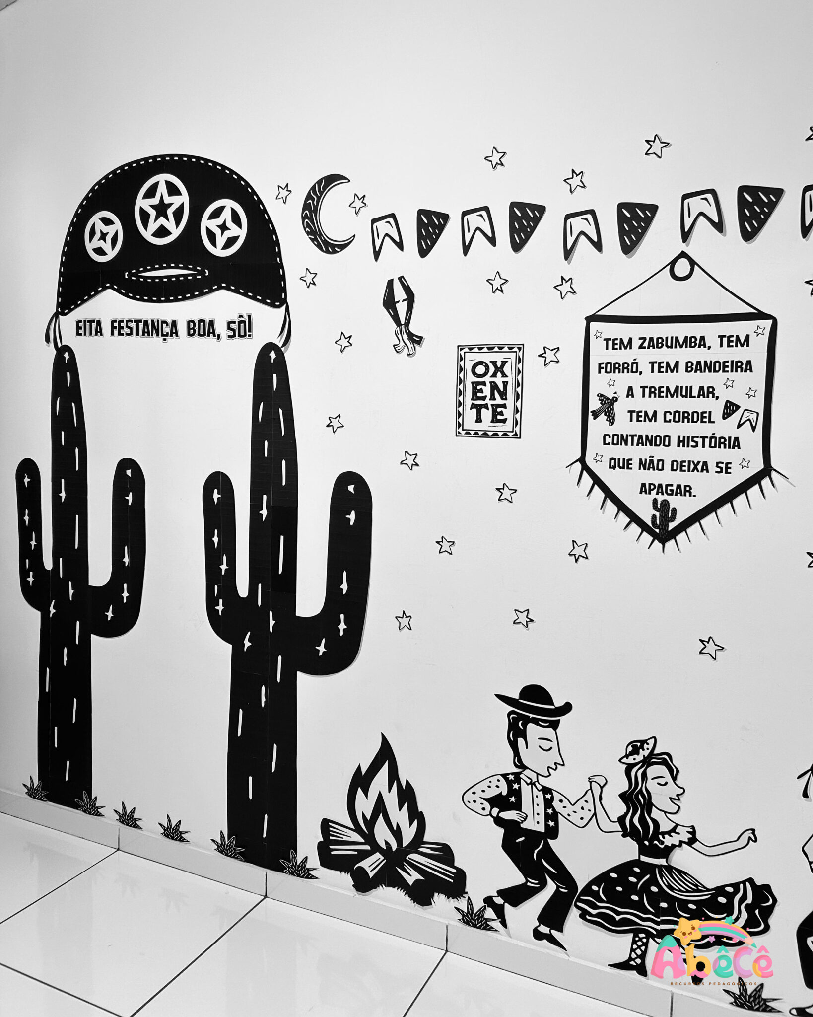 Painel Festa Junina – Cordel – Abêcê – Recursos Pedagógicos