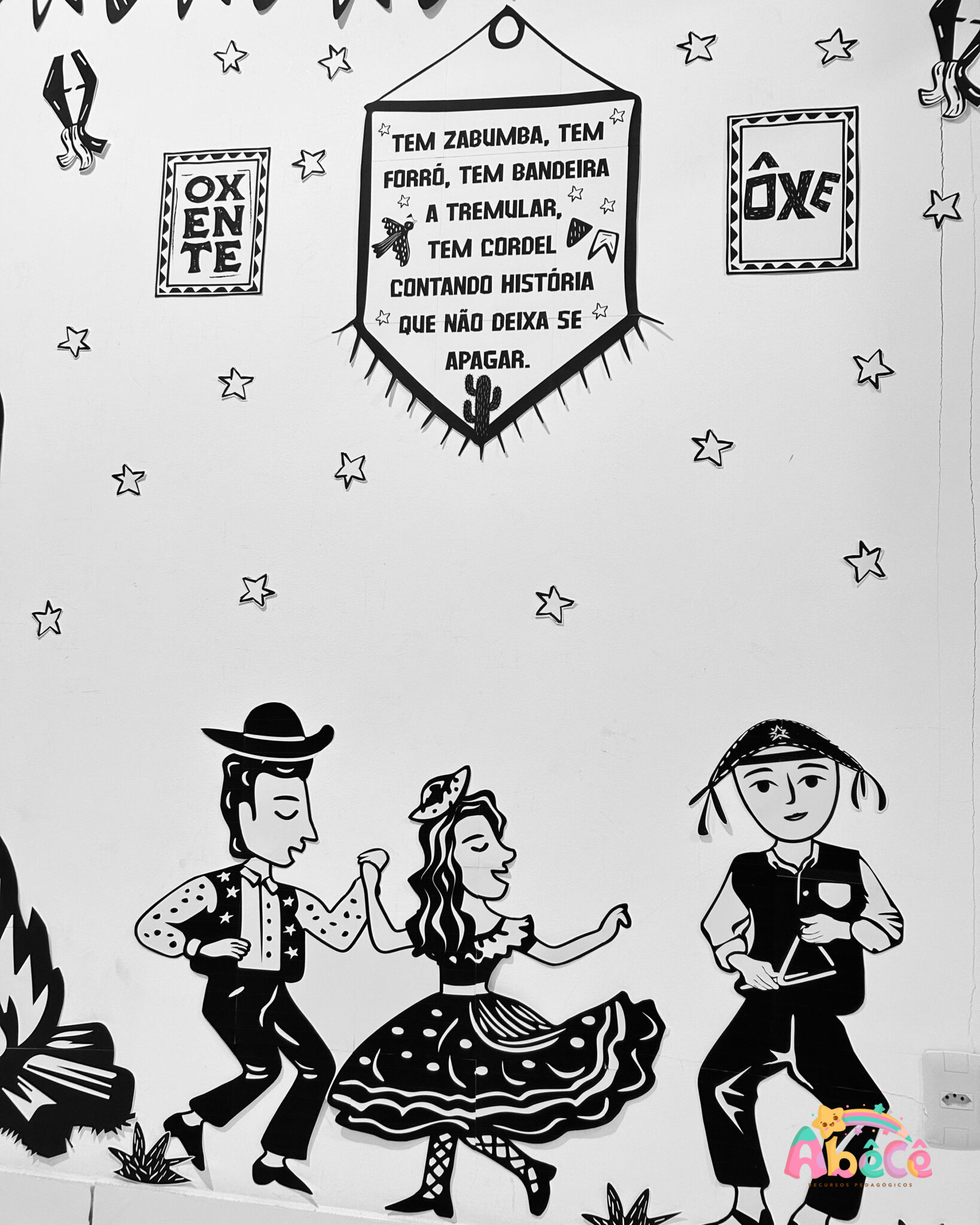 Painel Festa Junina – Cordel – Abêcê – Recursos Pedagógicos
