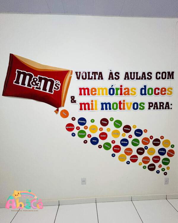Painel Volta às Aulas - M&M's - Imagem 2