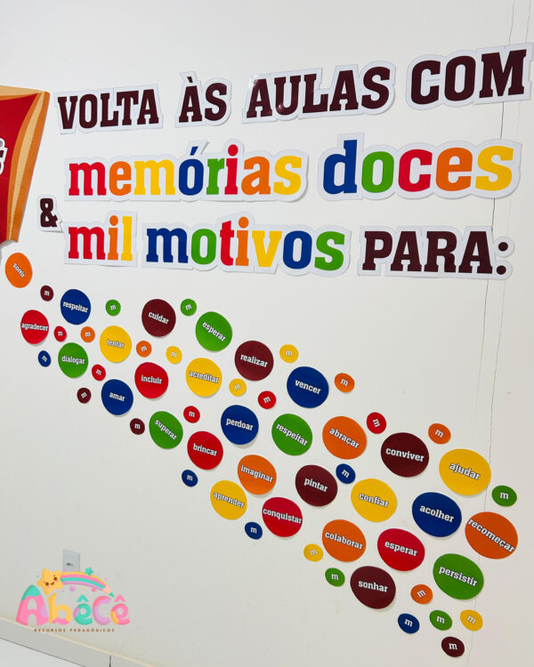 Painel Volta às Aulas - M&M's - Imagem 5