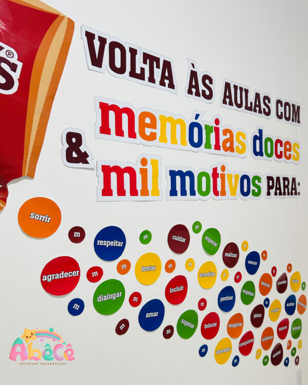 Painel Volta às Aulas - M&M's - Imagem 7