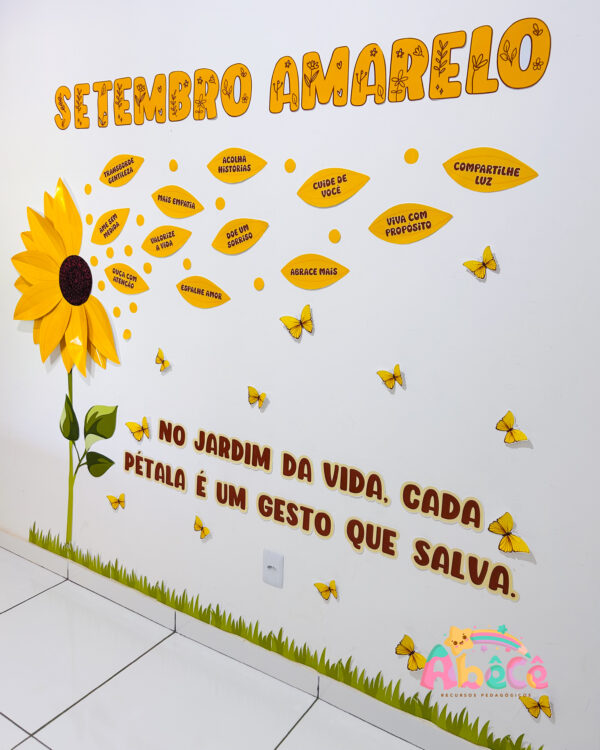 Painel Setembro Amarelo - Girassol - Imagem 2