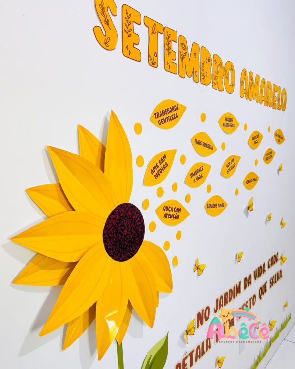 Painel Setembro Amarelo - Girassol - Imagem 4