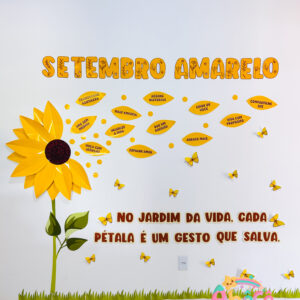 Painel Setembro Amarelo - Girassol