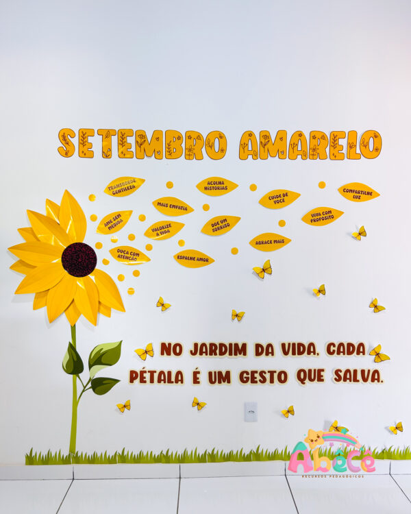 Painel Setembro Amarelo - Girassol