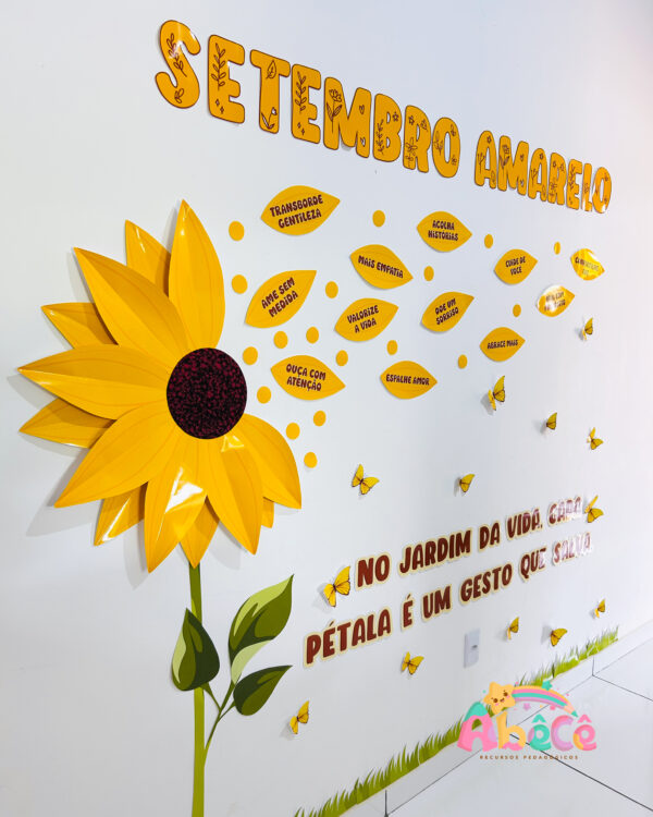 Painel Setembro Amarelo - Girassol - Imagem 6