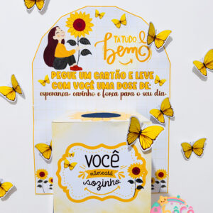 Caixa de Mensagens Motivacionais - Setembro Amarelo