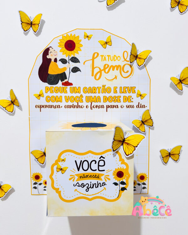 Caixa de Mensagens Motivacionais - Setembro Amarelo