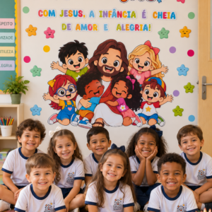 Painel Jesus e as Crianças